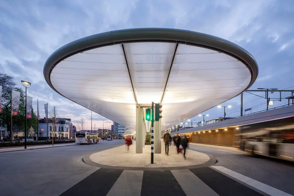 Tilburg Bus Station in Holland