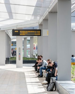 Tilburg Bus Station in Holland