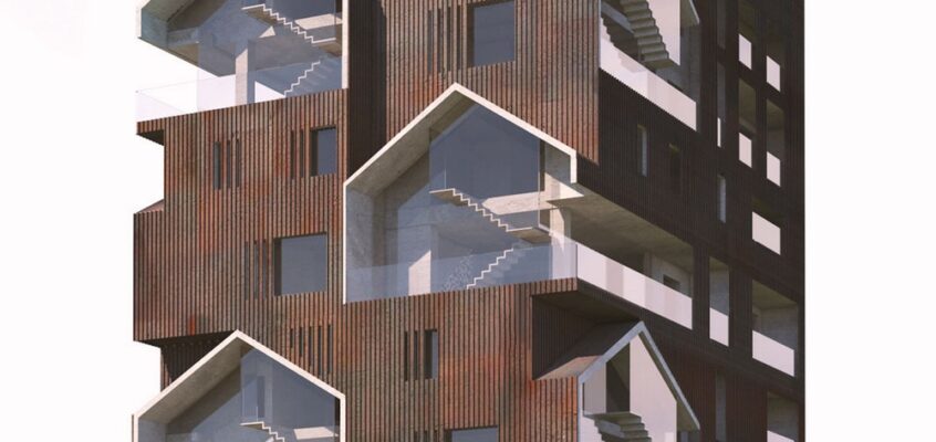 Vertical Village 10+10, Caspian Sea Apartment