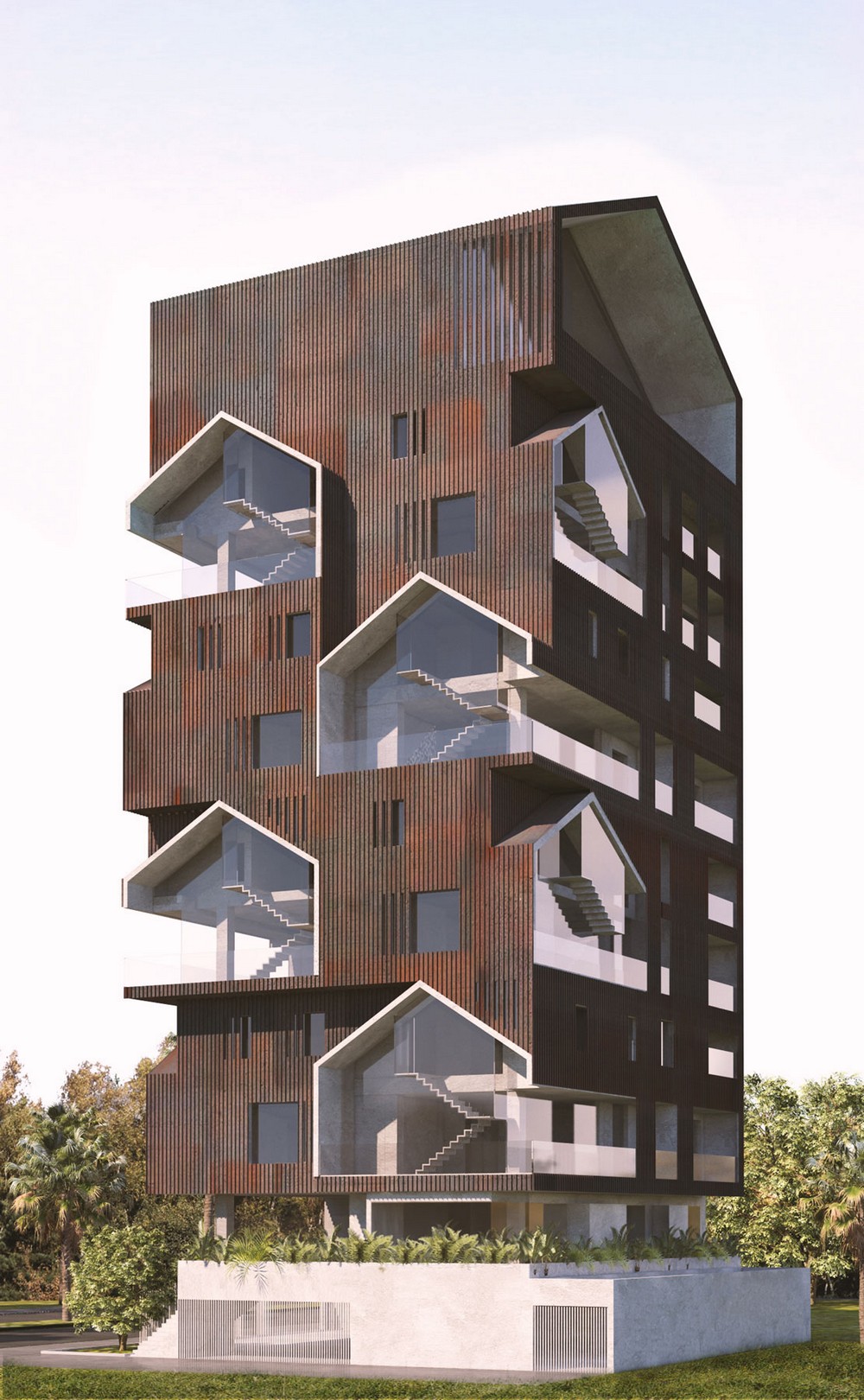 Vertical Village 10+10, Caspian Sea Apartment