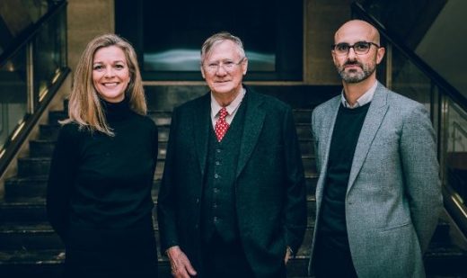 Annelie Kvick Thompson, Sir Nicholas Grimshaw and Andrew Byrne