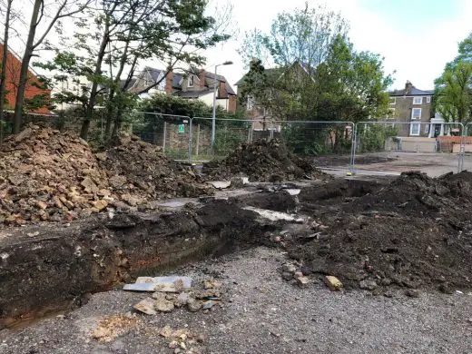 Hornsey Town Hall archaeological dig