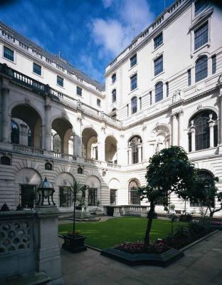 Bank of England Building courtyard London