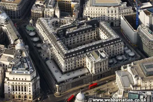 Bank of England Building aerial photo