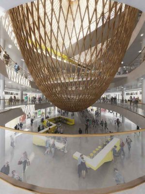 Beaugrenelle Shopping Centre Paris interior