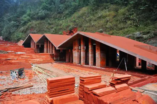 Yuanhou Town visitor center Guizhou building construction