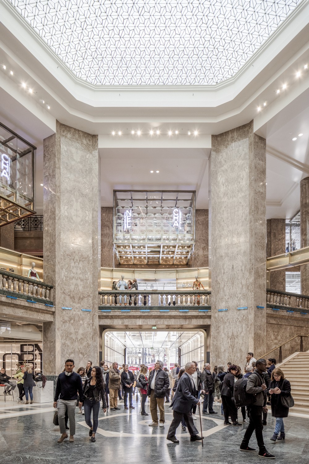 Louis Vuitton Paris Galeries Lafayette store, France