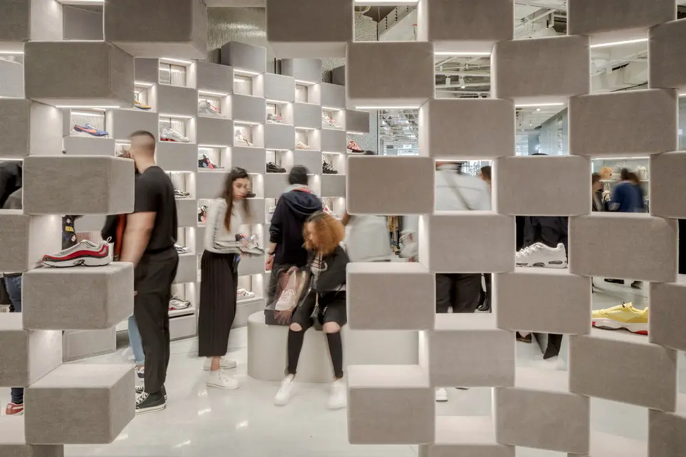 Galleries Lafayette - new concept store on Champs Elysees, Paris