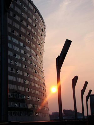 Gasometer community Vienna building by Coop Himmelblau architects