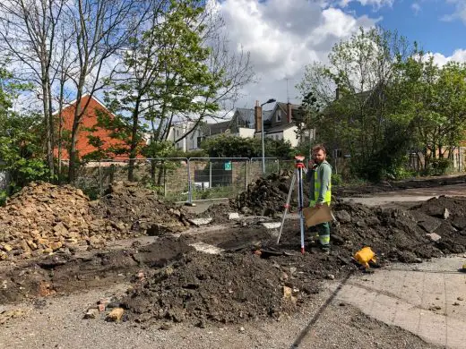 Archaeological digs at Hornsey Town Hall