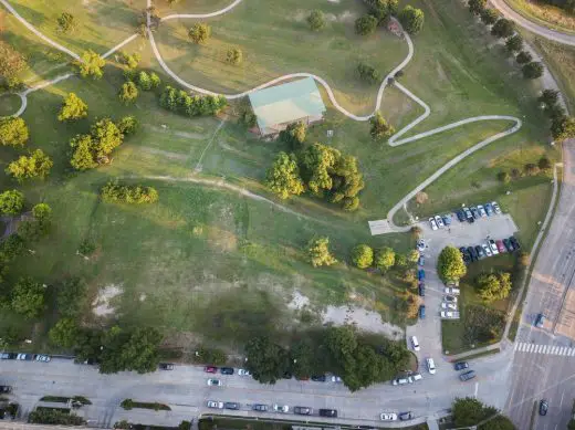 Houston Endowment New Headquarters Design Competition Site in Spotts Park