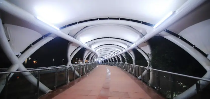 ITO – Skywalk in New Delhi: Footbridge