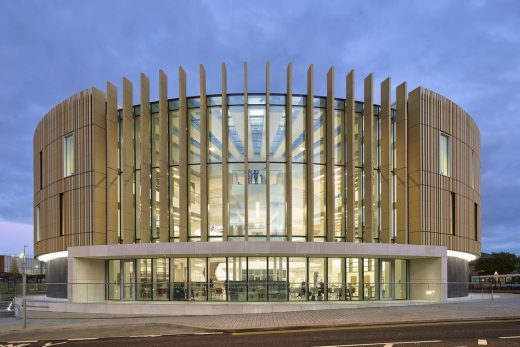 Nottingham Central Library building design by FaulknerBrowns Architects