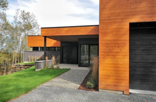 Pilon Hebert Residence in Potton Quebec