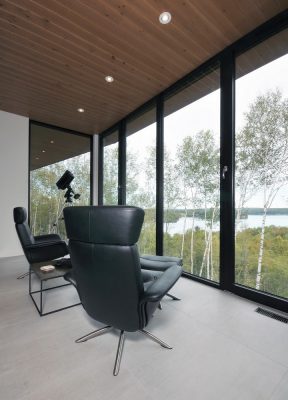 Pilon Hebert Residence in Potton Quebec