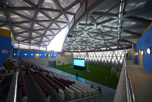 Qatar 2022 FIFA World Cup Showcase Stadium pitch