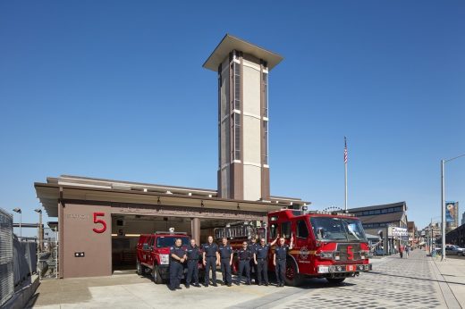 Seattle Fire Station 5 in Washington building