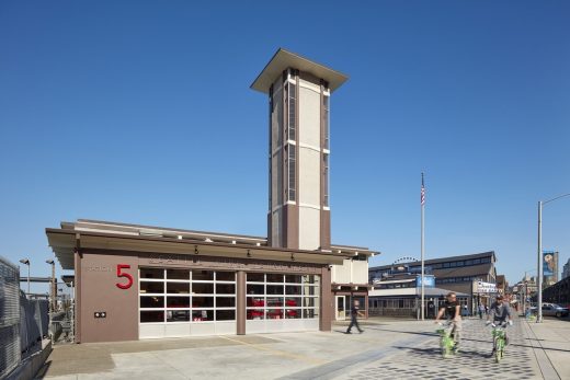 Seattle Fire Station 5 in Washington building