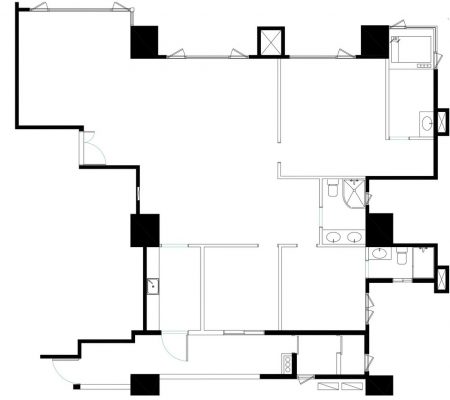 Zhuwei apartment interior design Taipei plan layout