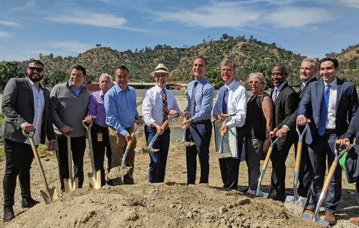 Taylor Yard Bridge groundbreaking California