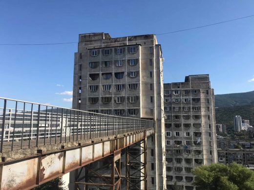 Tbilisi Sky-Bridge Saburtalo housing Georgia architecture news