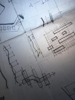 Valencia Community Library building design sketch