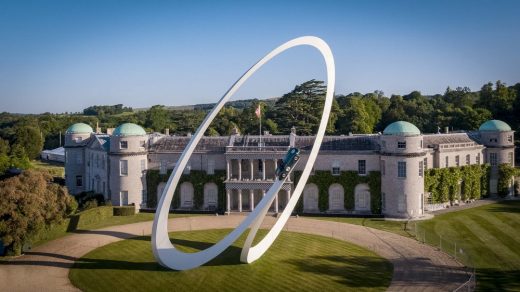 Aston Martin Central Sculpture at Goodwood Festival of Speed 2019 UK