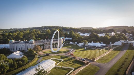 Aston Martin Sculpture at Goodwood Festival of Speed 2019