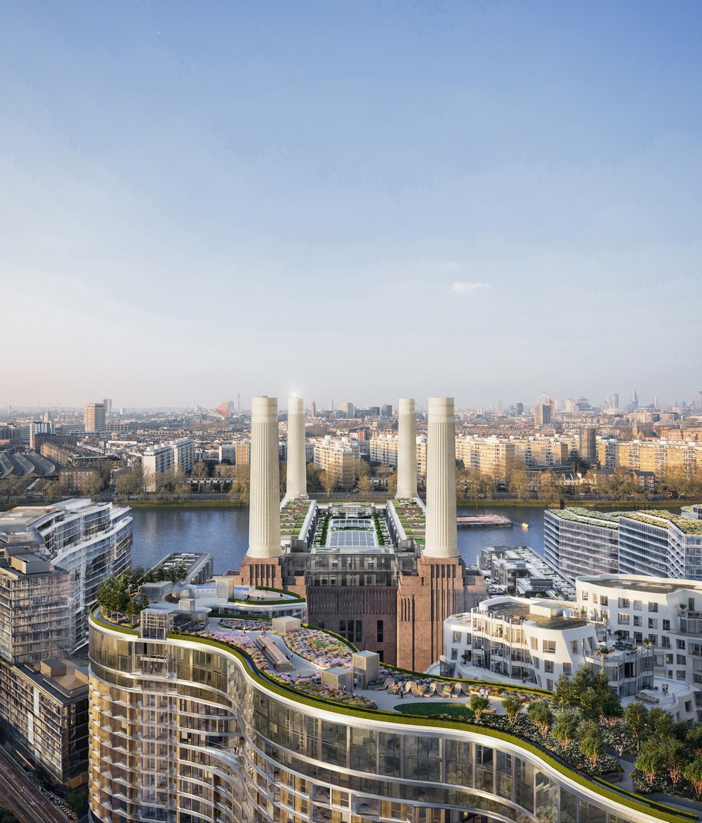 Battersea Power Station Terrace London gardens