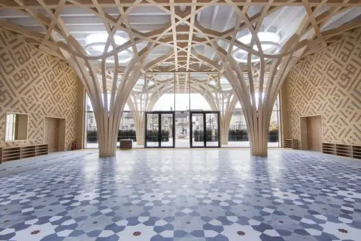 Cambridge Central Mosque by Marks Barfield Architects