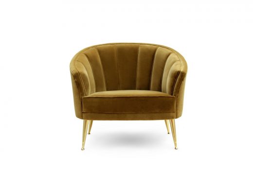 MAYA armchair at Hotel Victor Hugo Paris Kléber by Laurent Maugoust Achitecture Intérieure