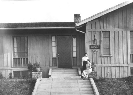 Housing in YWCA Harbor of San Pedro Historic Julia Morgan Building exterior