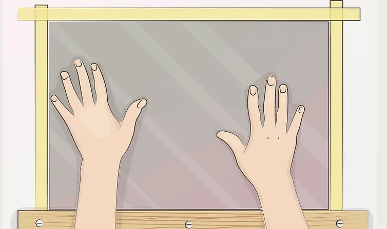 Hang A Frameless Mirror On Wall, How To Put Up Frameless Mirror