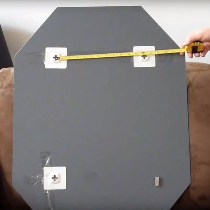 How To Hang A Frameless Mirror On A Wall E architect