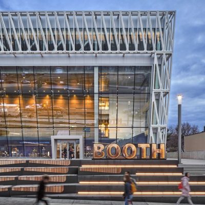 Joan & Edgar Booth Theatre and the College of Fine Arts Production Center by Boston Architect