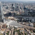 London Bridge Station aerial photo