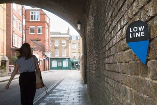 Low Line London arch plaque