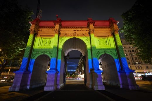 Marble Arch London Pride Illumination Hyde Park 2019