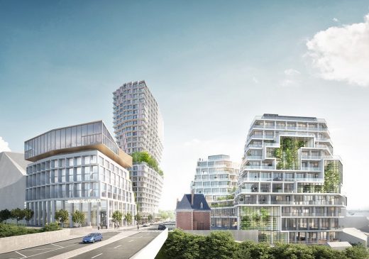 Rennes Residential Tower Competition, Blériot-Féval JDSA design
