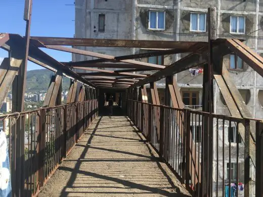 Saburtalo housing Tbilisi Sky-Bridge in Georgia