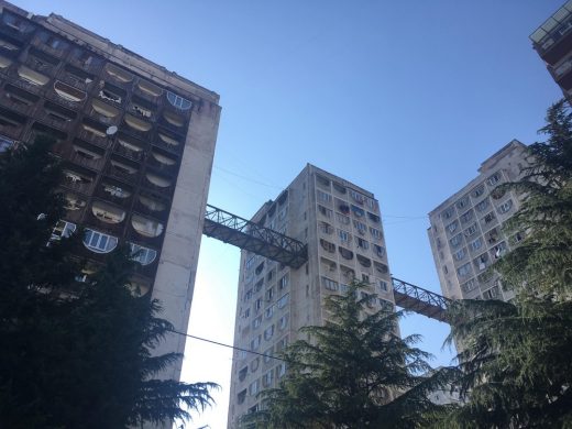 Saburtalo housing Tbilisi Sky-Bridge in Georgia