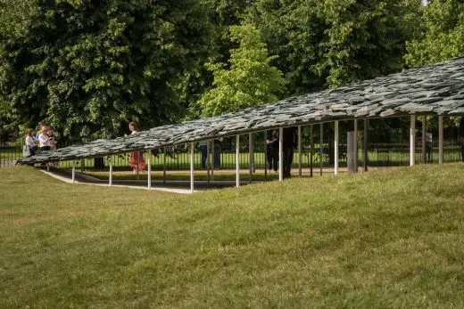 Serpentine Pavilion 2019 in London design by Junya Ishigam architect