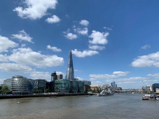 The Shard London skyscraper building