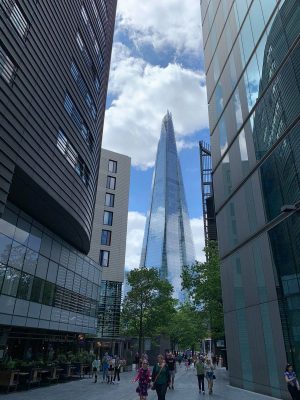 The Shard London skyscraper building