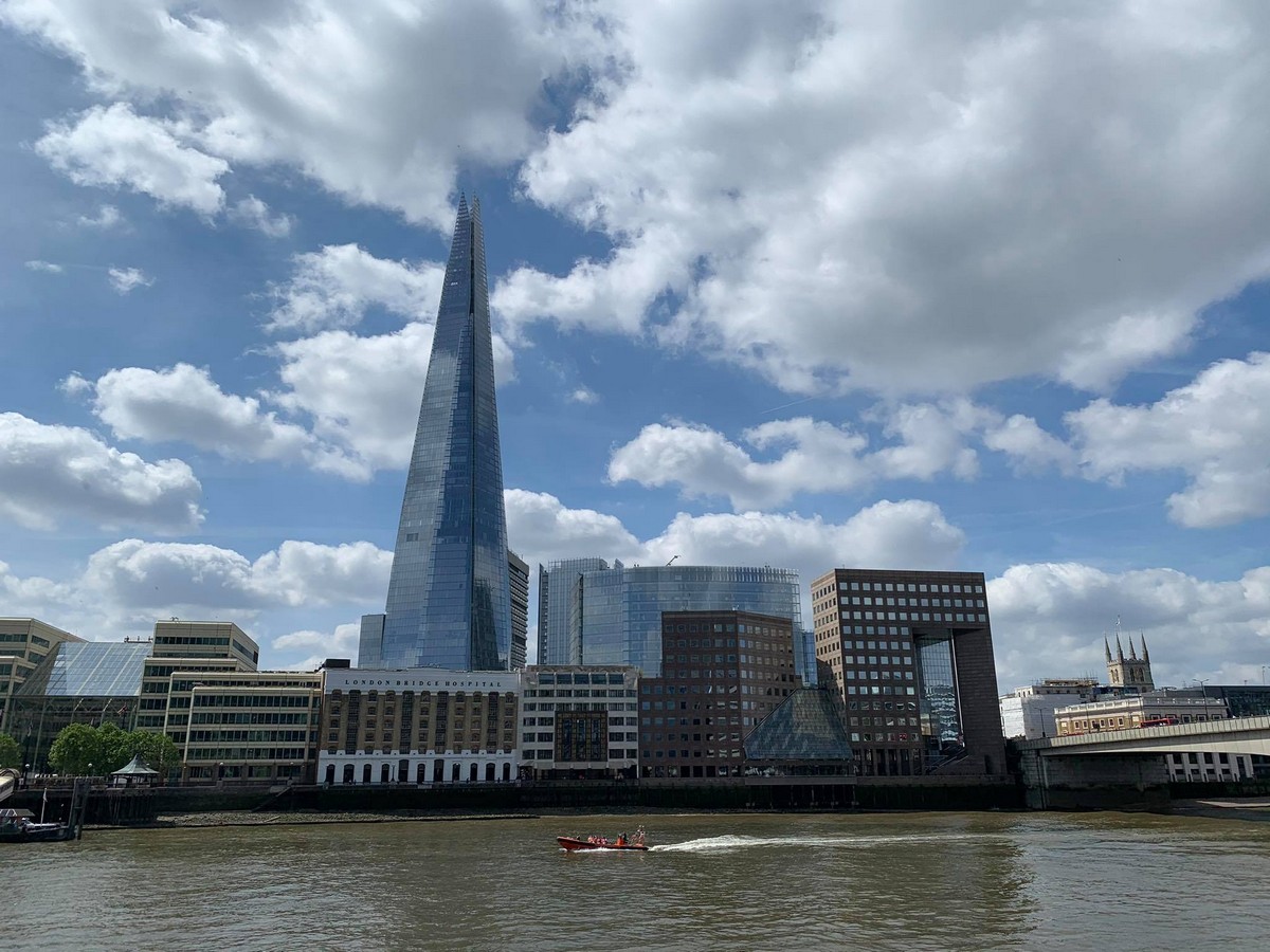 The Shard London skyscraper building