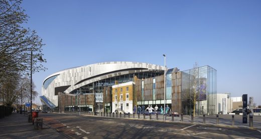 Tottenham Hotspur Stadium building, London, UK, by Populous