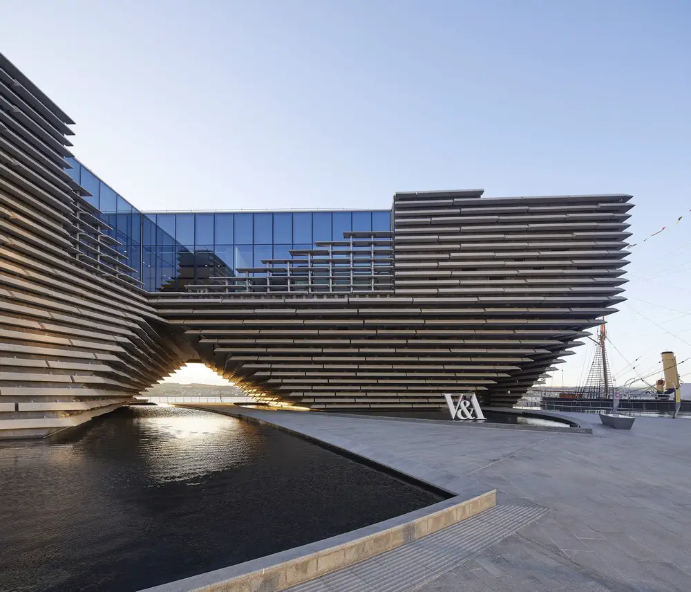 V&A Dundee building by Kengo Kuma & Associates