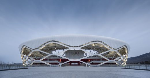 Zaozhuang Stadium building, China, by Shanghai United Design Group Co.,Ltd.