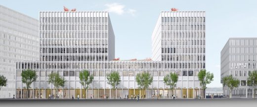 Europaallee 'Site D', Zürich Office and Retail Building Development design by Wiel Arets Architects