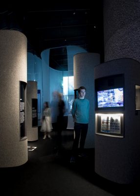 AI: More than Human Mist, Mirror, and Megaliths Exhibition